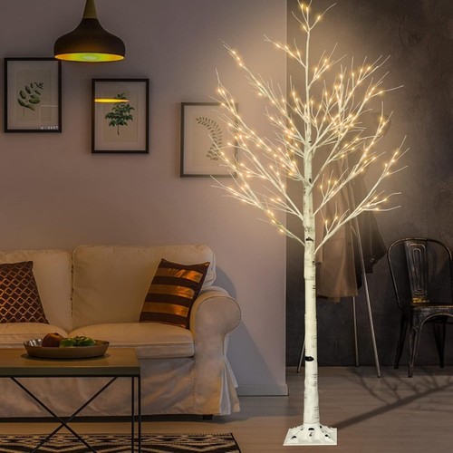 6ft birch tree bendable - birch,